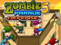 Spēle Zombiju Parādes Aizsardzība 5 online