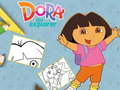 Spēle Dora Pētītāja krāsojamā grāmata online