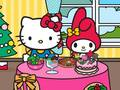 Spēle Ziemassvētku vakariņas ar Hello Kitty un draugiem online