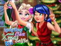 Spēle Ladybug un Elzas Ziemassvētku Selfijs online