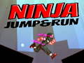Spēle Ninja Lēkšana un Skriešana online