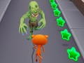 Spēle Dusmīgais Kaķis: Skrējiens Zombiju Alejā online