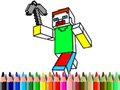 Spēle Atpakaļ skolā: Minecraft krāsošana online