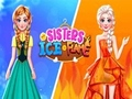 Spēle Māsas Ledus vs Uguns online