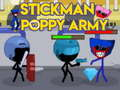 Spēle Stickman pret Poppy armiju online