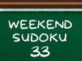 Spēle Nedēļas Nogales Sudoku 33 online