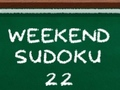 Spēle Nedēļas Nogales Sudoku 22 online