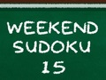 Spēle Nedēļas Nogales Sudoku 15 online