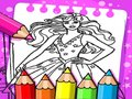 Spēle Barbijas krāsojamā grāmata online