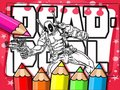Spēle Deadpool krāsojamā grāmata online