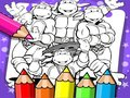 Spēle Nindzjas bruņurupuča krāsojamā grāmata online
