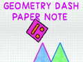 Spēle Geometry Dash Papīra Piezīme online