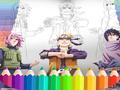 Spēle Naruto Shippuden Krāsojamā grāmata online