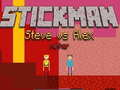 Spēle Stickman Steve pret Alex Nether online