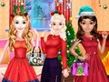 Spēle Modes Meitenes Ziemassvētku Ballē online
