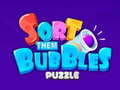 Spēle Kārtojiet burbuļus: Pu puzzle online