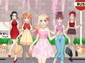 Spēle Anime meiteņu ģērbšanās spēle online