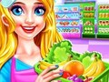 Spēle Supermarketu Meiteņu Tīrīšana online