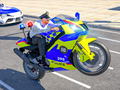 Spēle Policijas velosipēdu triku sacensību spēle online