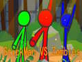 Spēle StickMan Brāļi pret Zombijiem online