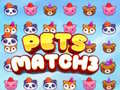 Spēle Mājas dzīvnieki Match3 online