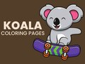 Spēle Koala krāsojamās lapas online