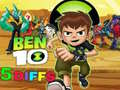 Spēle Ben 10 5 Atšķirības online