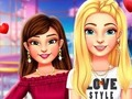Spēle BFFs Vidusskola Pirmais Izskats Randiņam online