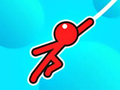 Spēle Stickman āķis šūpošanās online