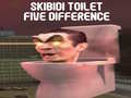 Spēle Skibidi Tualete Pieci Atšķirības online