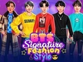 Spēle BTS Paraksta Modes Stils online