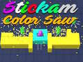Spēle Stickman Krāsains Zāģis online
