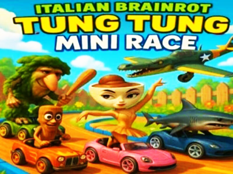Spēle Itālijas Brainrot Tung Tung Mini Race online