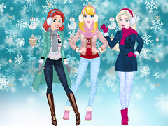 Spēle Princese Ziemas Prieki online