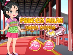 Spēle Princeses Mulan apavu dizains online