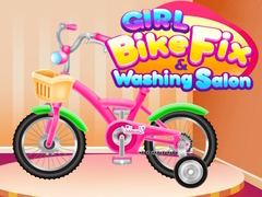 Spēle Meiteņu velosipēdu remontēšanas un mazgāšanas salons online