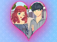 Spēle Romantisku Anime Pāru Apģērbšanas Spēle online