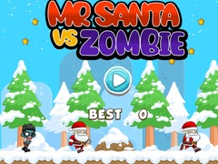 Spēle Kungs Ziemassvētku pret Zombie online