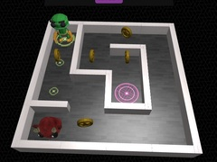 Spēle 3D Pāreja un Robots online
