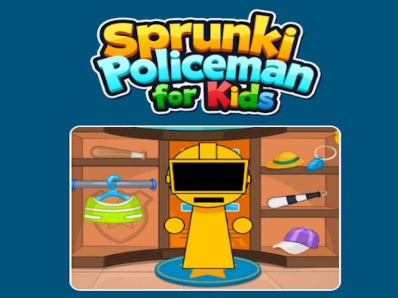 Spēle Sprunki policists bērniem online