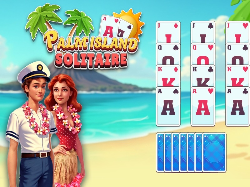 Spēle Palmu sala Solitaire online