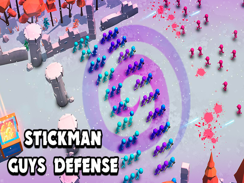 Spēle Stickman puišu aizsardzība online