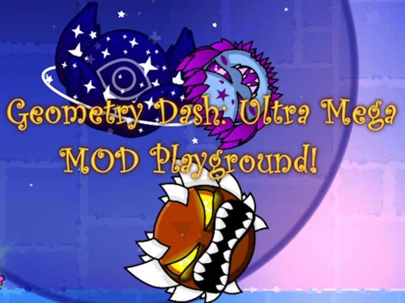 Spēle Ģeometrijas domuzīme: Ultra Mega Mod rotaļu laukums! online