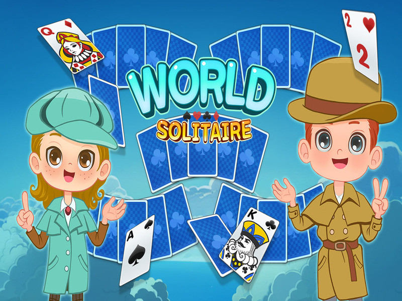 Spēle Pasaules Solitaire Tripeaks online