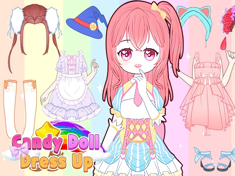 Spēle Candy lelle saģērbjas online