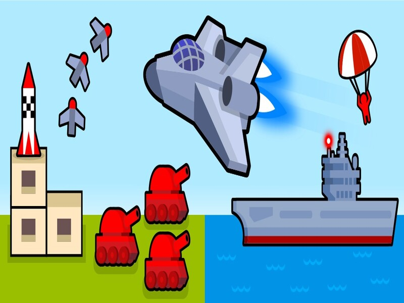 Spēle Bumbvedēju plakne: 2d gaisa trieciens online