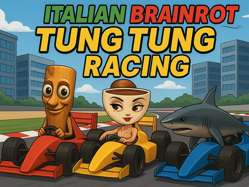Spēle Itālijas Brainrot Tung Tung Racing online