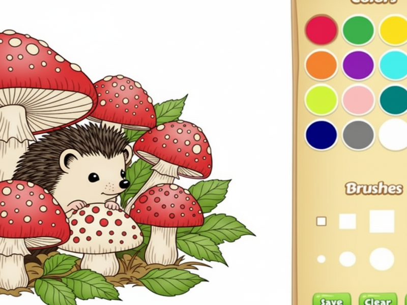 Spēle Karikatūras dzīvnieku krāsojamā grāmata bērniem online