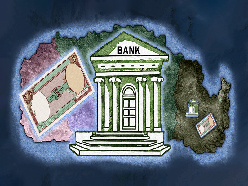 Spēle Viltotu banka online