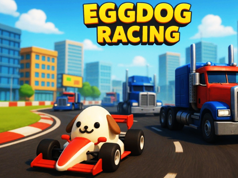 Spēle Eggdog sacīkstes online